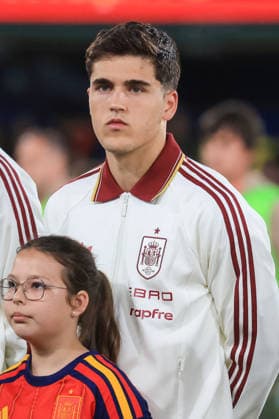 Spain - FIFA Friendly - Spain vs Serbia - 27 03 2026 SPAIN, VILLARREAL, MARCH 27. Pau Cubarsi of Spain during the FIFA friendly football match between Spain and Serbia on March 27, 2026 at Estadio de la Ceramica in Villarreal, Spain. Photo by Manuel Blondeau AOP.Press Villarreal Estadio de la Ceramica Spain Copyright: x ManuelxBlondeau AOP.Pressx AOP20260327-0042