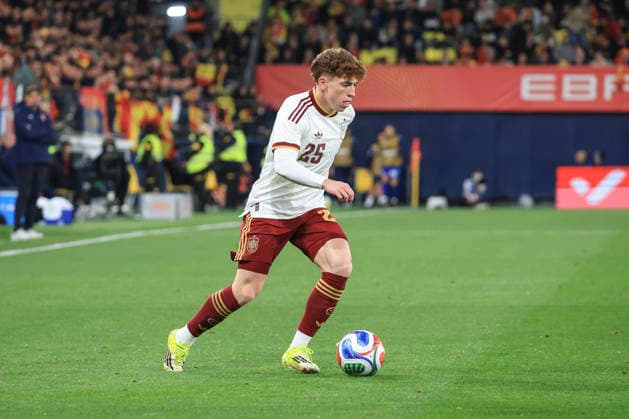 Spain - FIFA Friendly - Spain vs Serbia - 27 03 2026 SPAIN, VILLARREAL, MARCH 27. Victor Munoz of Spain during the FIFA friendly football match between Spain and Serbia on March 27, 2026 at Estadio de la Ceramica in Villarreal, Spain. Photo by Manuel Blondeau AOP.Press Villarreal Estadio de la Ceramica Spain Copyright: x ManuelxBlondeau AOP.Pressx AOP20260327-0198