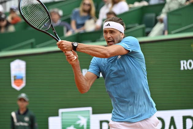 Tennis - Monte Carlo Rolex Masters 2026 - ATP, Tennis Herren - 08 04 2026 - Tennis - Monte Carlo Rolex Masters 2026 - ATP - 08 04 2026 - Alexander Zverev - Allemagne Monaco  Copyright: xChryslenexCaillaud xPanoramicx