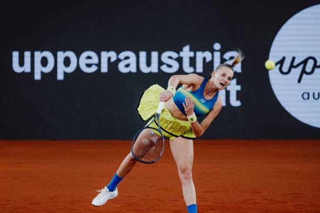 TENNIS - WTA, Tennis Damen Upper Austria Ladies Linz LINZ,AUSTRIA,08.APR.26 - TENNIS - WTA Tour, Upper Austria Ladies Linz. Image shows Dayana Yastremska (UKR).  GEPAxpictures xAlexanderxSolc