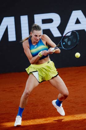 TENNIS - WTA, Tennis Damen Upper Austria Ladies Linz LINZ,AUSTRIA,08.APR.26 - TENNIS - WTA Tour, Upper Austria Ladies Linz. Image shows Dayana Yastremska (UKR).  GEPAxpictures xAlexanderxSolc