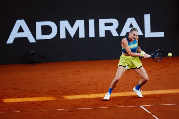 TENNIS - WTA, Tennis Damen Upper Austria Ladies Linz LINZ,AUSTRIA,08.APR.26 - TENNIS - WTA Tour, Upper Austria Ladies Linz. Image shows Dayana Yastremska (UKR).  GEPAxpictures xAlexanderxSolc