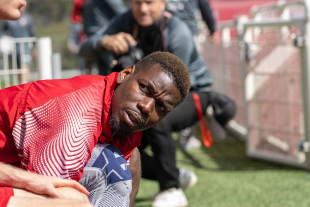 Paul Pogba Trains with Team in Monaco Paul Pogba trains with team during AS Monaco training session in AS Monaco training and performance center in La Turbie, France on April08, 2026. Photo by Laurent Coust ABACAPRESS.COM LA TURBIE France  Copyright: xCoustxLaurent ABACAx