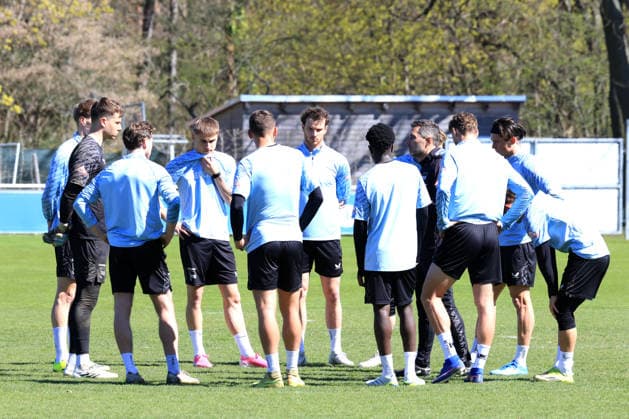 DEU, DFL, 2. FBL Hertha BSC, Training, 08.04.2026, Sportforum, Berlin, DEU, DFL, 2. FBL Hertha BSC, Training, im Bild Cheftrainer Stefan Leitl (Hertha BSC Berlin), hskk DFL - regulations prohibit any use of Photographs as image sequences and or quasi-video
