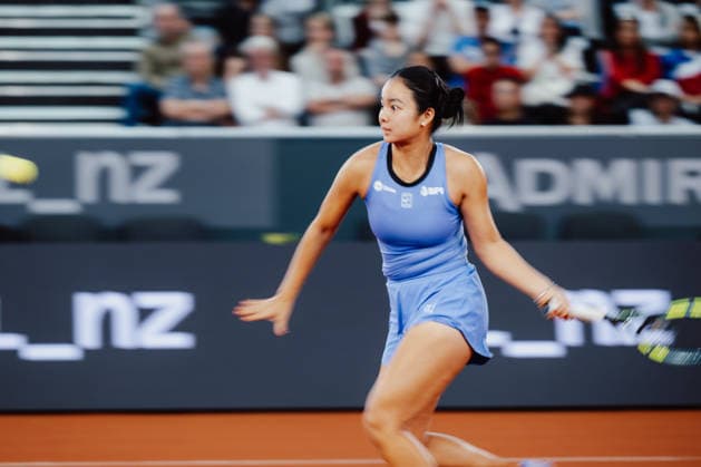 TENNIS - WTA, Tennis Damen Upper Austria Ladies Linz LINZ,AUSTRIA,08.APR.26 - TENNIS - WTA Tour, Upper Austria Ladies Linz. Image shows Alexandra Eala (PHL).  GEPAxpictures xAlexanderxSolc