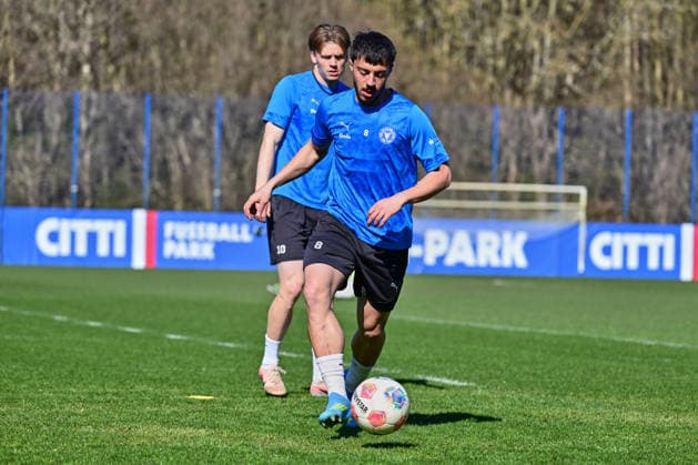 08.04.2026, Fußball, Herren, 2.BL, Saison 2025 2026, Training Holstein Kiel Umut Tohumcu Kiel, Projensdorf Projensdorf, Trainigsplatz Schleswig-Holstein Deutschland