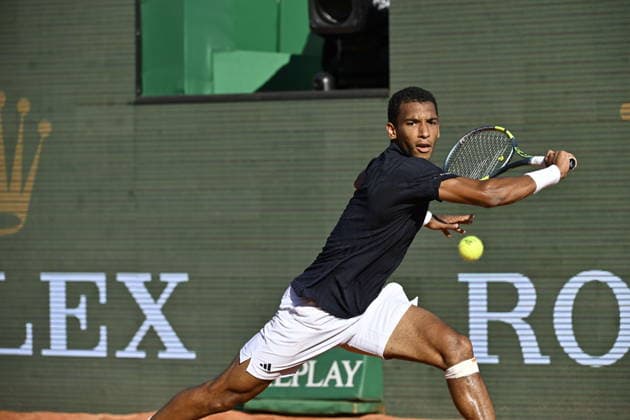 Tennis - Monte Carlo Rolex Masters 2026 - ATP, Tennis Herren - 08 04 2026 - Tennis - Monte Carlo Rolex Masters 2026 - ATP - 08 04 2026 - Felix Auger ALiassime - Canada Monaco  Copyright: xChryslenexCaillaudx xPsnewzx