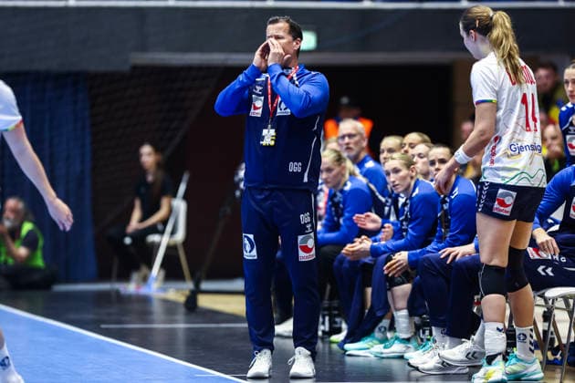Handball, EHF EURO Cup Romania Norway Bucharest, Romania 20260408 Norway s Malin Larsen Aune before the handball match in the EHF Euro Cup between Romania and Norway at the Polyvalent Hall in Bucharest Photo Nikola Krstic NTB BucureÈ™ti Romania EDITORIAL USE ONLY RESTRICTED USE FOR BETTING COMPANIES  Copyright: xNikolaxKrsticx xNTBx