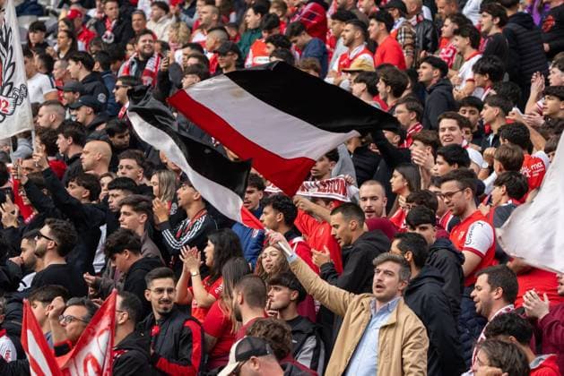 Braga v Real Betis. Europa League Fans of Braga during the Europa Leage match, between Braga and Real Betis played at Braga Municipal Stadium on April 8, 2026 in Braga, Portugal Braga Portugal Copyright: xAdrianxFernandezx xAgenciaxLOFx