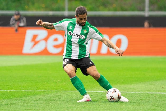 Braga v Real Betis. Europa League Real Betis player during the Europa Leage match, between Braga and Real Betis played at Braga Municipal Stadium on April 8, 2026 in Braga, Portugal Braga Portugal Copyright: xAdrianxFernandezx xAgenciaxLOFx