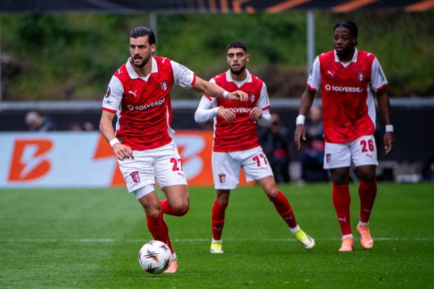 April 8, 2026, Braga, Braga, Portugal: BRAGA, PORTUGAL - APRIL 08: FLORIAN GRILLITSCH from SC Braga is seen on action during the UEFA Europa League 2025 26 Quarter-Final Leg One match between SC Braga and Real Betis Balompie at Estadio Municipal de Braga on April 08, 2026 in Braga, Portugal. SC Braga X Real Betis - UEFA Europa League 2025 26  - ZUMAl192 20260408_zsp_l192_016 Copyright: xMiguelxLemosx