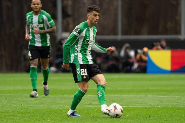 Braga v Real Betis. Europa League Real Betis player during the Europa Leage match, between Braga and Real Betis played at Braga Municipal Stadium on April 8, 2026 in Braga, Portugal Braga Portugal Copyright: xAdrianxFernandezx xAgenciaxLOFx