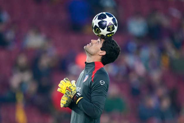 ESP: FC Barcelona, Barca - Atletico de Madrid. UEFA Champions League. Quarter-Finals, first leg. Mario de Luis of Atletico de Madrid during UEFA Champions League match, Quarter-Finals, first leg, between FC Barcelona and Atletico de Madrid played at Spotify Camp Nou Stadium on April 8, 2026 in Barcelona, Spain. kpng Copyright: xSergioxRuizx xPRESSINPHOTOx PS_260408_BAR_ATL_CH_2526_003