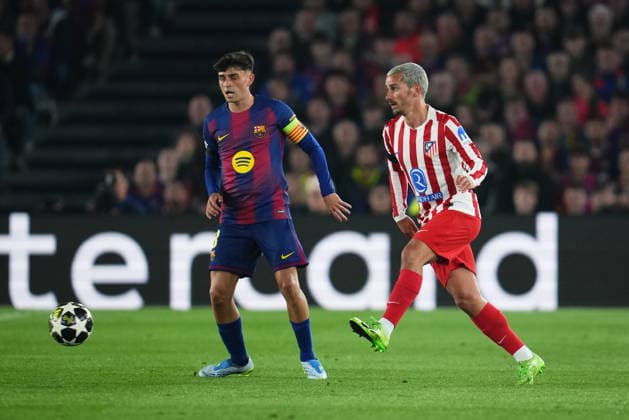 UEFA Champions League match, Quarter-Finals, first leg, between FC Barcelona, Barca and Atletico de Madrid played at Spotify Camp Nou Stadium on April 8, 2026 in Barcelona, Spain. (Photo by Bagu Blanco PRESSINPHOTO) Copyright: xBaguxBlancox xPRESSINPHOTOx