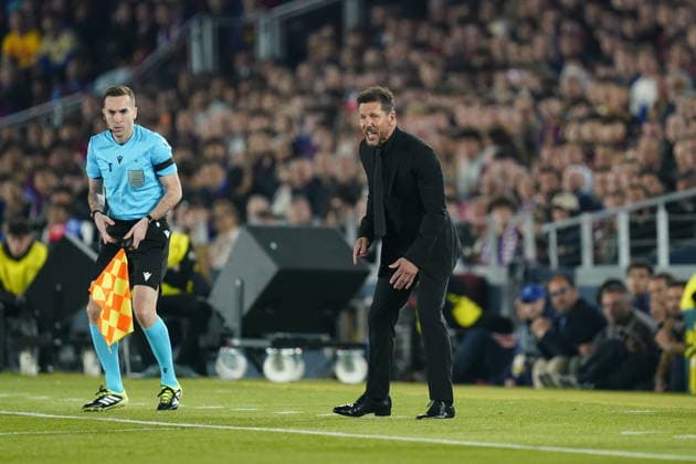 UEFA Champions League match, Quarter-Finals, first leg, between FC Barcelona, Barca and Atletico de Madrid played at Spotify Camp Nou Stadium on April 8, 2026 in Barcelona, Spain. (Photo by Bagu Blanco PRESSINPHOTO) Copyright: xBaguxBlancox xPRESSINPHOTOx