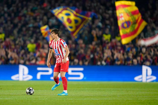 ESP: FC Barcelona, Barca - Atletico de Madrid. UEFA Champions League. Quarter-Finals, first leg. Robin Le Normand of Atletico de Madrid during UEFA Champions League match, Quarter-Finals, first leg, between FC Barcelona and Atletico de Madrid played at Spotify Camp Nou Stadium on April 8, 2026 in Barcelona, Spain. kpng Copyright: xSergioxRuizx xPRESSINPHOTOx PS_260408_BAR_ATL_CH_2526_027