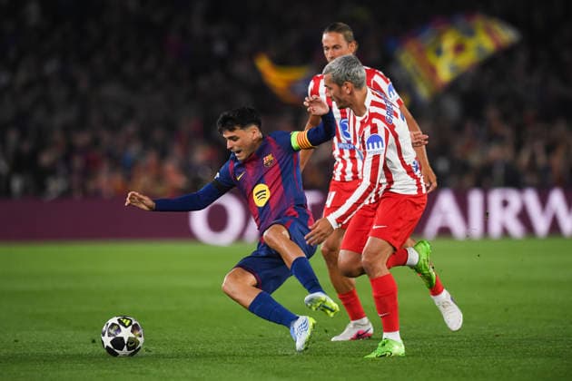 UEFA Champions League 2025 2026 quarter-final, FC Barcelona, Barca Atletico de Madrid, at Estadio Campo Nou in Barcelona Spain April 08, 2026, Barcelona, Barcelona, Spain: Pedri of FC Barcelona during the UEFA Champions League 2025 2026 quarter-final, FC Barcelona Atletico de Madrid, at Estadio Campo Nou in Barcelona Spain Barcelona Barcelona Spain Copyright: xPACOxLARGOx