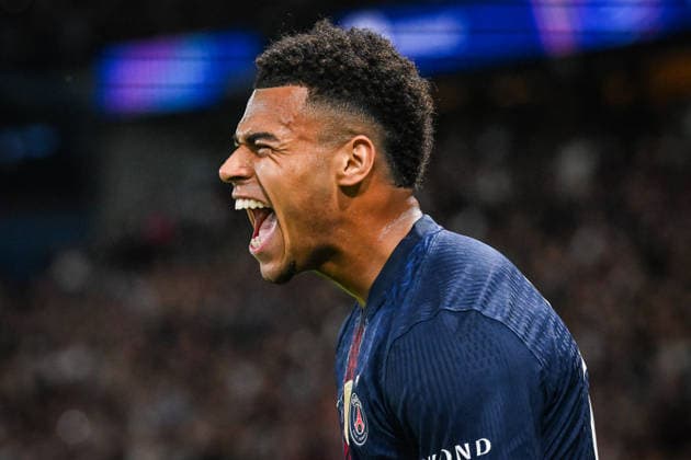 April 8, 2026, Paris, France, France: Desire DOUE of PSG celebrates his goal during the UEFA Champions League match between Paris Saint-Germain and Liverpool FC at Parc des Princes Stadium on April 08, 2026 in Paris, France. Paris France - ZUMAm308 20260408_zsp_m308_005 Copyright: xMatthieuxMirvillex