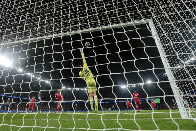Desire Doue (Paris Saint-Germain FC) scores his team s first goal during the UEFA Champions League 2025 26 Quarter-Final First Leg match between Paris Saint-Germain FC and Liverpool FC at Parc des Princes on April 8, 2026 in Paris, France. (Photo by Harry Langer DeFodi Images) -