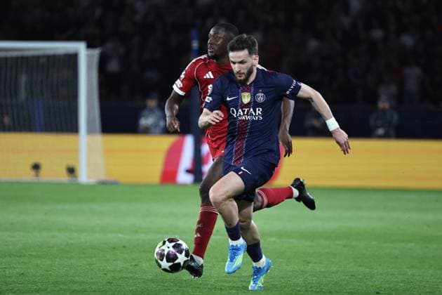 Ligue des Champions Psg Liverpool PHOTOPQR LE PARISIEN LP Fred Dugit (Staff) ; Paris ; 08 04 2026 ; Sports Parc des Princes, Paris (XVIe), le 08 04 2026 Quart de finale aller de ligue des Champions Psg-Liverpool LP Fred Dugit Khvicha Kvaratskhelia -- 8 April 2026 Parc des Princes, Paris (16th arrondissement), France Champions League quarter-final first leg: PSG v Liverpool