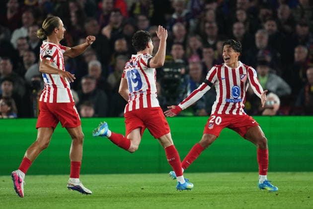 UEFA Champions League match, Quarter-Finals, first leg, between FC Barcelona, Barca and Atletico de Madrid played at Spotify Camp Nou Stadium on April 8, 2026 in Barcelona, Spain. (Photo by Bagu Blanco PRESSINPHOTO) Copyright: xBaguxBlancox xPRESSINPHOTOx
