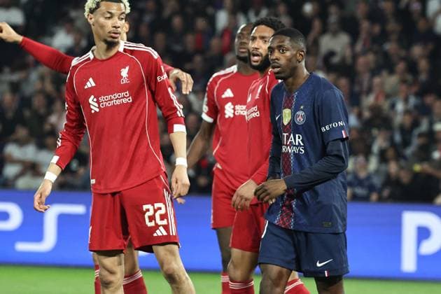 Ligue des Champions Psg Liverpool PHOTOPQR LE PARISIEN LP Fred Dugit (Staff) ; Paris ; 08 04 2026 ; Sports Parc des Princes, Paris (XVIe), le 08 04 2026 Quart de finale aller de ligue des Champions Psg-Liverpool LP Fred Dugit Ousmane Dembélé -- 8 April 2026 Parc des Princes, Paris (16th arrondissement), France Champions League quarter-final first leg: PSG v Liverpool