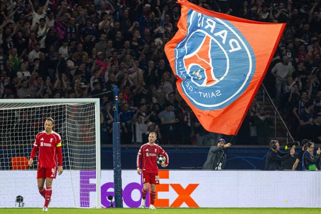Football - UEFA Champions League - Quarter-Final - 1st Leg - Paris Saint-Germain FC v Liverpool FC PARIS, FRANCE - Wednesday, April 8, 2026: Liverpool s Alexis Mac Allister reacts to conceding the second goal during the UEFA Champions League Quarter-Final 1st Leg match between Paris Saint-Germain FC and Liverpool FC at the Parc des Princes. (Photo by David Rawcliffe Propaganda) PARIS Parc des Princes ÃŽLE-DE-FRANCE FRANCE  Copyright: xDavidxRawcliffex P2026-04-08-PSG_Liverpool-89