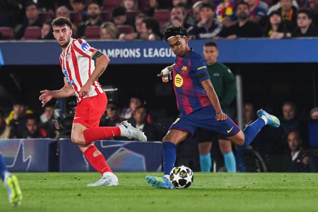UEFA Champions League 2025 2026 quarter-final, FC Barcelona, Barca Atletico de Madrid, at Estadio Campo Nou in Barcelona Spain Barcelona Barcelona Spain Copyright: xPACOxLARGOx