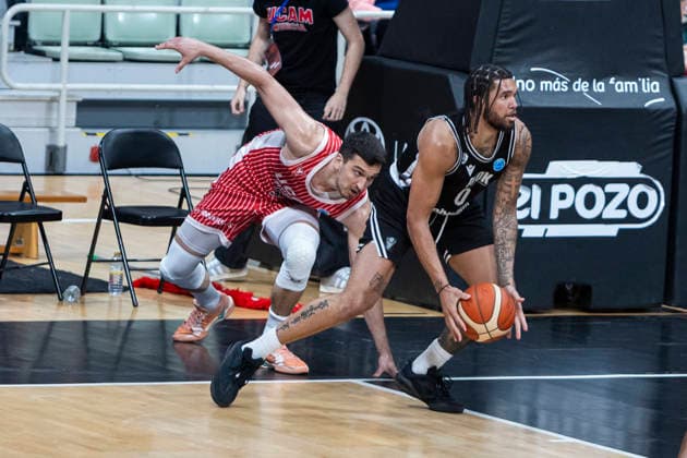 UCAM Murcia CB vs PAOK BC, FIBA ‹‹Europe Cup Timmy Allen, American point guard for PAOK BC, during the game, UCAM Murcia CB vs PAOK BC, FIBA ‹‹Europe Cup, Semifinals, second leg, Murcia Sports Palace, Region of Murcia, Spain, 08 April 2026. Murcia Palace Region of Murcia Spain Copyright: xPascuxMendezx