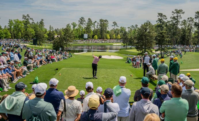 260408 Viktor Hovland of Norway during the Par Three Contest prior to the 2026 Masters Golf Tournament on April 8, 2026 in Augusta. Photo: Petter Arvidson BILDBYRAN kod PA PA1192 golf masters bbeng the masters augusta norge Copyright: PETTERxARVIDSON BB260408PA064