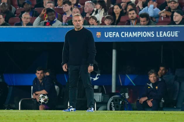 ESP: FC Barcelona, Barca - Atletico de Madrid. UEFA Champions League. Quarter-Finals, first leg. FC Barcelona head coach Hansi Flick during UEFA Champions League match, Quarter-Finals, first leg, between FC Barcelona and Atletico de Madrid played at Spotify Camp Nou Stadium on April 8, 2026 in Barcelona, Spain. kpng Copyright: xSergioxRuizx xPRESSINPHOTOx PS_260408_BAR_ATL_CH_2526_101