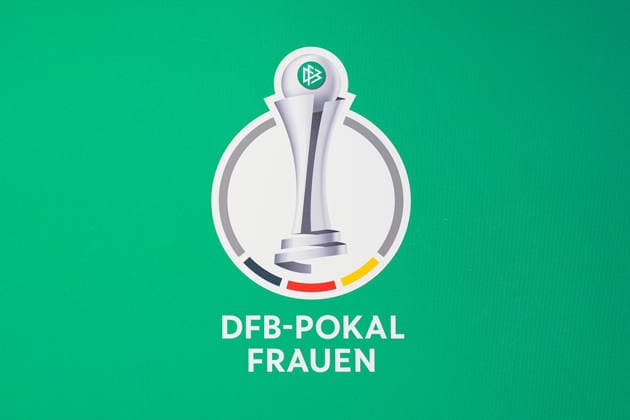 09.04.2026, xydrx, Fußball, DFB Pokal, Frauen, Finalisten-Talk und Cup Handover, Saison 2025 2026, Rhein-Energie-Stadion: Logo des DFB-Pokal der Frauen DFB regulations prohibit any use of photographs as image sequences and or quasi-video. Copyright: HMBxMedia YannisxDreimann