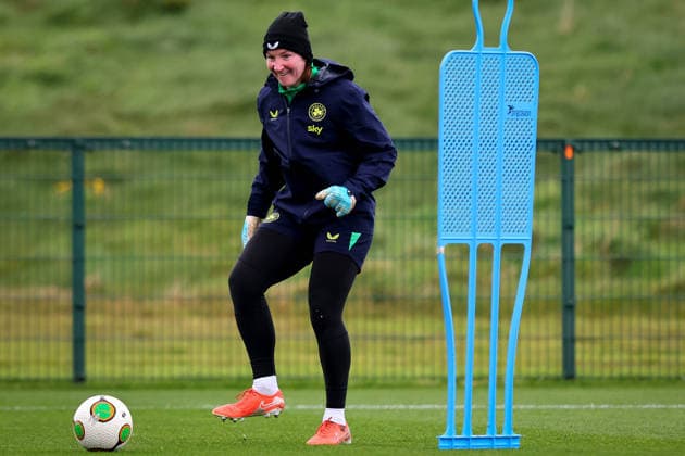 Republic of Ireland WNT Squad Training, FAI National Training Centre, Dublin 9 4 2026 Goalkeeper Courtney Brosnan Courtney Brosnan 9 4 2026  Copyright: x INPHO RyanxByrnex RB1_6551