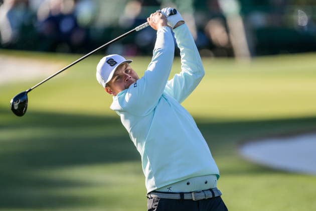 260409 Sami Valimaki of Finland during the first round of the 2026 Masters Golf Tournament on April 9, 2026 in Augusta. Photo: Petter Arvidson BILDBYRAN kod PA PA1193 golf masters bbeng the masters augusta Copyright: PETTERxARVIDSON BB260409PA041