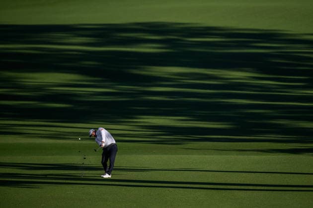 260409 Ryan Fox of New Zealand during the first round of the 2026 Masters Golf Tournament on April 9, 2026 in Augusta. Photo: Petter Arvidson BILDBYRAN kod PA PA1193 golf masters bbeng the masters augusta Copyright: PETTERxARVIDSON BB260409PA045
