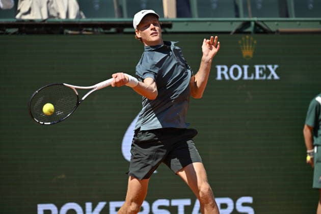 Tennis - Monte Carlo Rolex Masters 2026 - ATP, Tennis Herren - 09 04 2026 - Tennis - Monte Carlo Rolex Masters 2026 - ATP - 09 04 2026 - Jannick Sinner - Italie Monaco  Copyright: xChryslenexCaillaudx Psnewzx