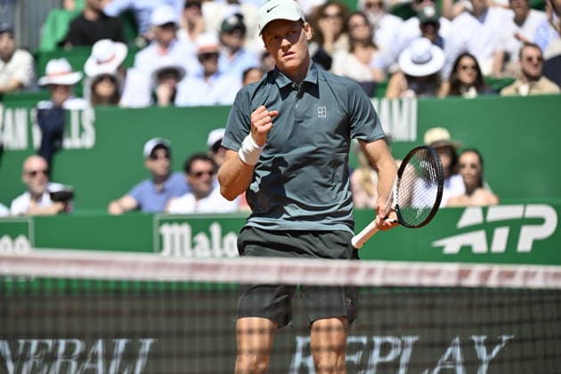 Tennis - Monte Carlo Rolex Masters 2026 - ATP, Tennis Herren - 09 04 2026 - Tennis - Monte Carlo Rolex Masters 2026 - ATP - 09 04 2026 - Jannick Sinner - Italie Monaco  Copyright: xChryslenexCaillaudx Psnewzx