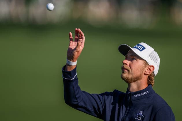 260409 Kristoffer Reitan of Norway during the first round of the 2026 Masters Golf Tournament on April 9, 2026 in Augusta. Photo: Petter Arvidson BILDBYRAN kod PA PA1193 golf masters bbeng the masters augusta norge Copyright: PETTERxARVIDSON BB260409PA057