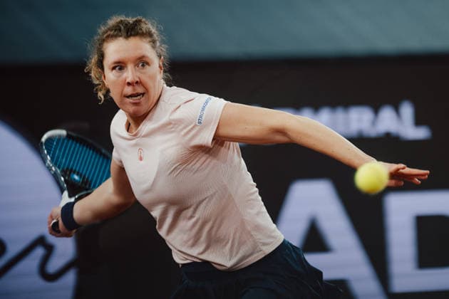 TENNIS - WTA, Tennis Damen Upper Austria Ladies Linz LINZ,AUSTRIA,09.APR.26 - TENNIS - WTA Tour, Upper Austria Ladies Linz. Image shows Anna-Lena Friedsam (GER).  GEPAxpictures xAlexanderxSolc
