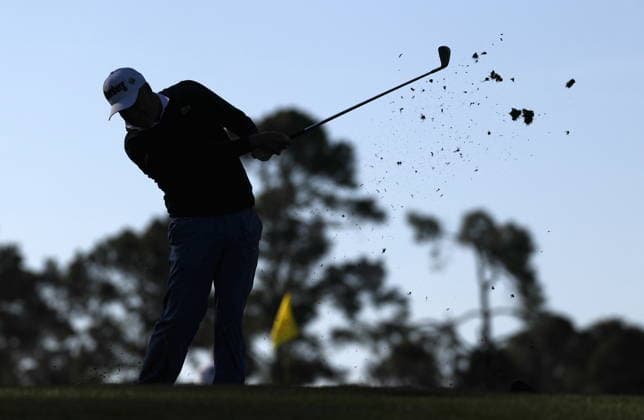 Golf 2026 Masters Tournament - Round 1 epaselect Jose Maria Olazabal of Spain tees off on the 3rd hole in Round 1 of the 2026 Masters tournament in August, Georgia, USA, 09 April 2026. Augusta United States  Copyright: xERIKxS.xLESSERx
