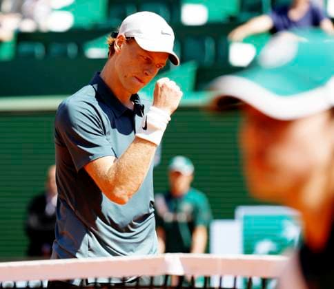 Rolex Monte-Carlo Masters PHOTOPQR NICE MATIN Dylan Meiffret ; Roquebrune Cap-Martin ; 09 04 2026 ; 119e edition du Rolex Monte-Carlo Masters de Tennis. Matchs du 6e jour. ICI : Jannik Sinner Rolex Monte-Carlo Masters at Monte-Carlo Country Club on April 9, 2026 in Monte-Carlo. Roquebrune Cap-Martin France  Copyright: xPHOTOPQR NICExMATIN MAXPPPxDylanxMeiffretx 20260409NIM1706 20260409NIM1706