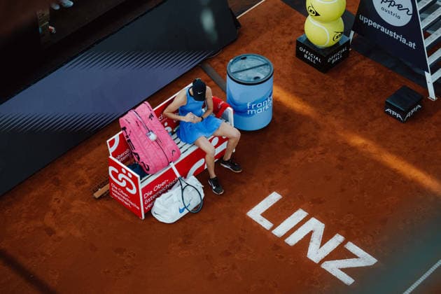 TENNIS - WTA, Tennis Damen Upper Austria Ladies Linz LINZ,AUSTRIA,09.APR.26 - TENNIS - WTA Tour, Upper Austria Ladies Linz. Image shows Lilli Tagger (AUT).  GEPAxpictures xAlexanderxSolc