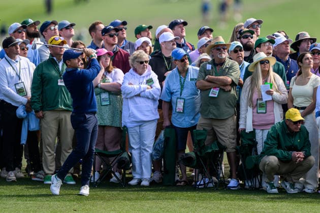 260409 Rory McIlroy of Northern Ireland during the first round of the 2026 Masters Golf Tournament on April 9, 2026 in Augusta. Photo: Petter Arvidson BILDBYRAN kod PA PA1193 golf masters bbeng the masters augusta Copyright: PETTERxARVIDSON BB260409PA091
