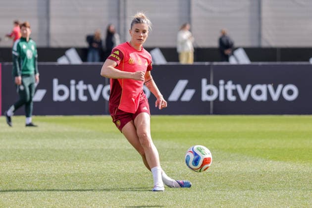 09.04.2026, xgrfx, Fussball DFB-Medientermine, Deutsche Frauennationalmannschaft - Training v.l. Selina Cerci (Deutsche Frauennationalmannschaft) (DFL DFB REGULATIONS PROHIBIT ANY USE OF PHOTOGRAPHS as IMAGE SEQUENCES and or QUASI-VIDEO) Herzogenaurach