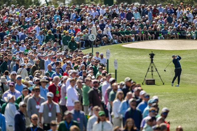 260409 Rory McIlroy of Northern Ireland during the first round of the 2026 Masters Golf Tournament on April 9, 2026 in Augusta. Photo: Petter Arvidson BILDBYRAN kod PA PA1193 golf masters bbeng the masters augusta Copyright: PETTERxARVIDSON BB260409PA093