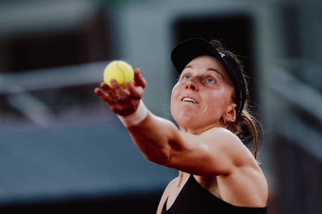 TENNIS - WTA, Tennis Damen Upper Austria Ladies Linz LINZ,AUSTRIA,09.APR.26 - TENNIS - WTA Tour, Upper Austria Ladies Linz. Image shows Liudmila Samsonova (RUS).  GEPAxpictures xAlexanderxSolc