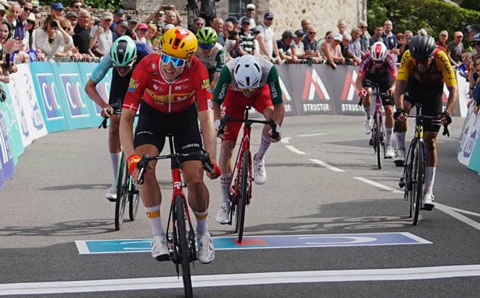 CYCLISME -TOUR REGION PAYS LOIRE - 3eme ETAPE - AVRILLE - SAINTE SUZANNE ET CHAMMES Alexander Kamp During the 3rd stage of the Pays de la Loire Regions Tour between AvrillÃ - Sainte Suzanne and Chammes in Mayenne, France. Photos by Laurent Lairys Sainte Suzanne et ChammesFrance  Copyright: xLaurentxLairysx
