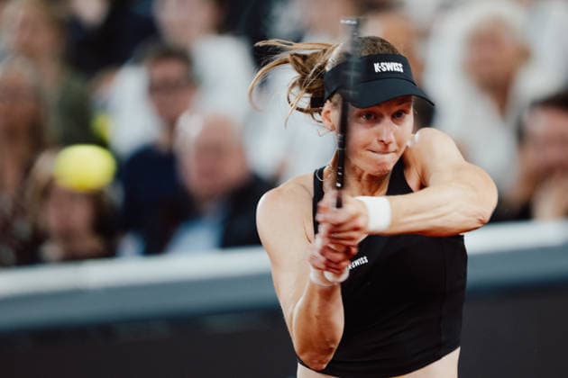 TENNIS - WTA, Tennis Damen Upper Austria Ladies Linz LINZ,AUSTRIA,09.APR.26 - TENNIS - WTA Tour, Upper Austria Ladies Linz. Image shows Liudmila Samsonova (RUS).  GEPAxpictures xAlexanderxSolc