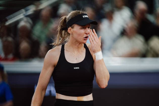 TENNIS - WTA, Tennis Damen Upper Austria Ladies Linz LINZ,AUSTRIA,09.APR.26 - TENNIS - WTA Tour, Upper Austria Ladies Linz. Image shows Liudmila Samsonova (RUS).  GEPAxpictures xAlexanderxSolc