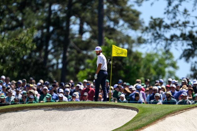 260409 Cameron Young of the Unites States during the first round of the 2026 Masters Golf Tournament on April 9, 2026 in Augusta. Photo: Petter Arvidson BILDBYRAN kod PA PA1193 golf masters bbeng the masters augusta Copyright: PETTERxARVIDSON BB260409PA121